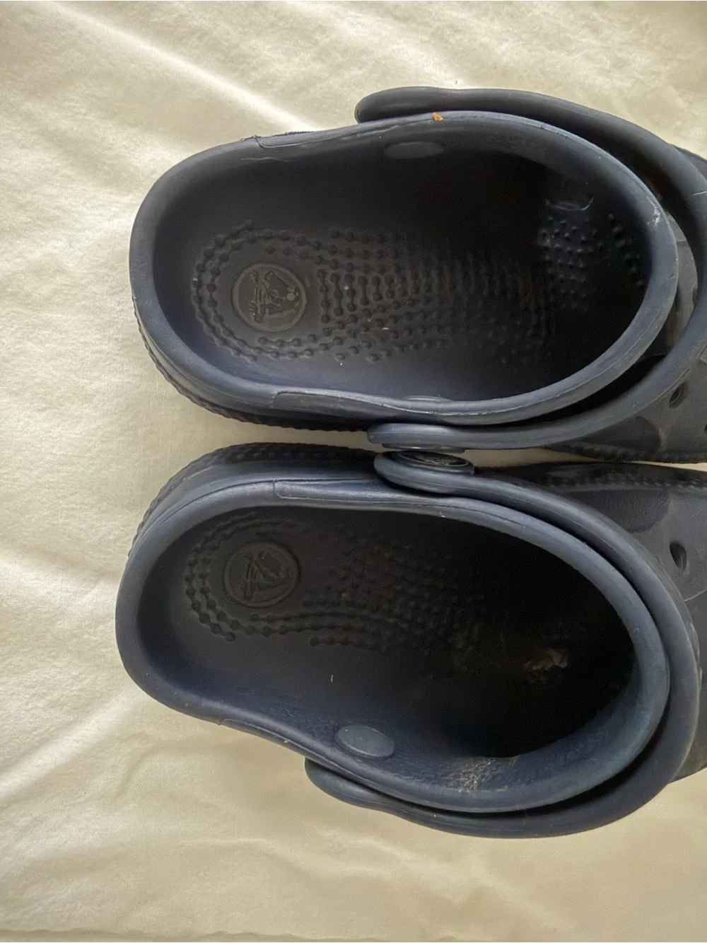 CROCS Kids Navy Blue Classic Clogs